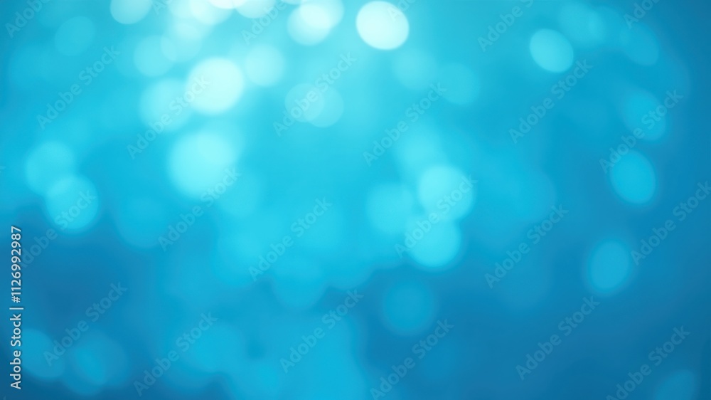 Abstract Blue Bokeh Background with Bright Light Effects and Soft Focus Abstract Blue Bokeh Background with Bright Light Effects and Soft Focus