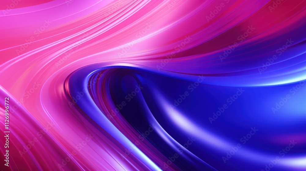 Abstract Pink And Blue Swirling Fluid Design Abstract Pink And Blue Swirling Fluid Design