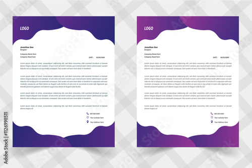 Creative and modern corporate business latter head 