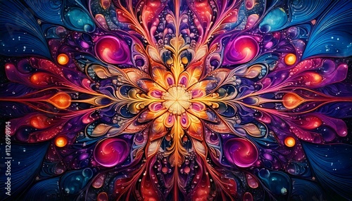 Abstract digital colorful painting background. Drew with high-quality pastel colors for your design background.