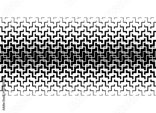 Modern vector pattern of black lines on white background. trendy black and white vector background with smooth transition