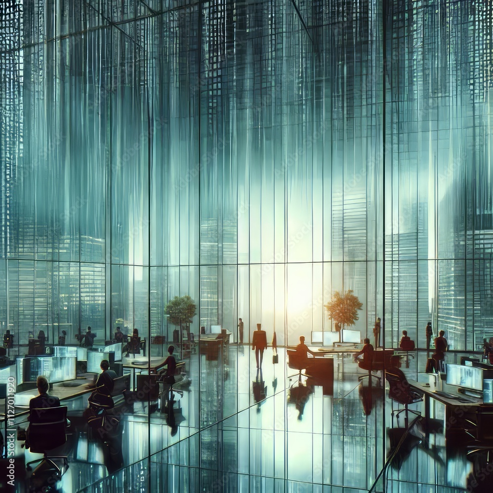 Matrix Mirage The walls of the office shimmer with a mirage of M Matrix Mirage The walls of the office shimmer with a mirage of M