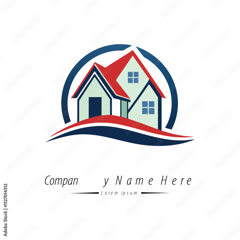 Fototapeta premium Real estate logo
