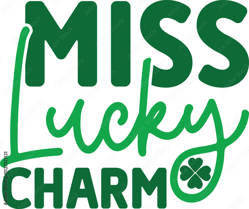 miss lucky charm SVG miss lucky charm SVG