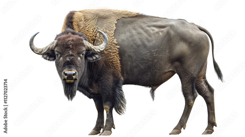 Majestic Cape Buffalo isolated on a transparent background Majestic Cape Buffalo isolated on a transparent background