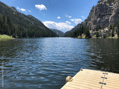 lake in the mountains