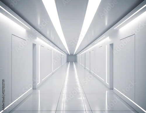 corridor in a modern building