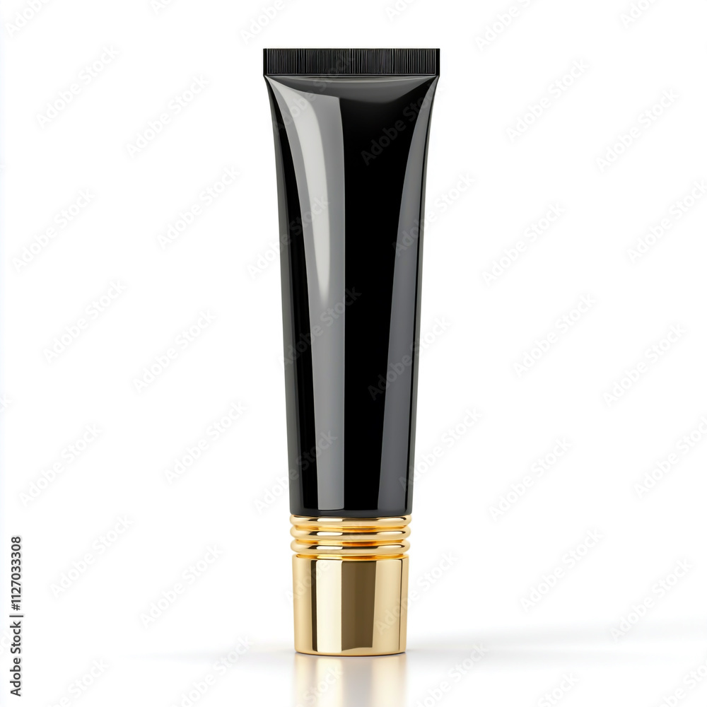 Cosmetic tube isolated on white background. Cosmetic tube isolated on white background.