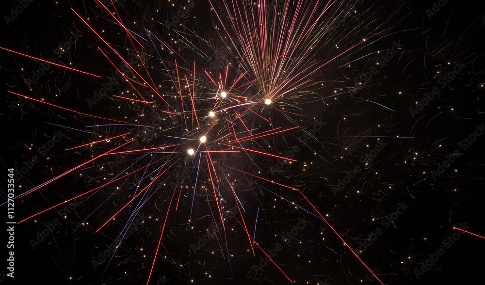 Fototapeta premium new year firework