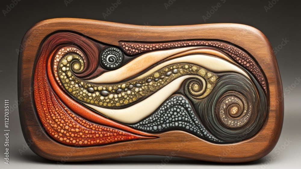 Artistic abstract woodwork design studio sculpture contemporary space close-up craftsmanship inspiration