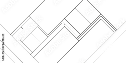 Abtract modern geometric line background with straight lines, geometric pattern with ranomized arranging lines, Paper geometric composition with abstract lines, Abstract geometric and stripe lines.