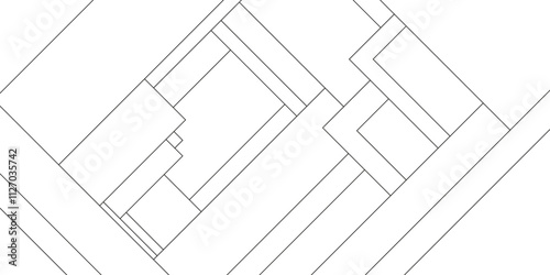 Abtract modern geometric line background with straight lines, geometric pattern with ranomized arranging lines, Paper geometric composition with abstract lines, Abstract geometric and stripe lines.