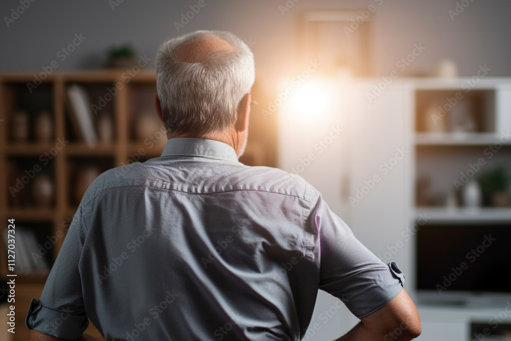 Senior experiencing depression, highlighted for January 13th World Depression Awareness Day. Senior experiencing depression, highlighted for January 13th World Depression Awareness Day.