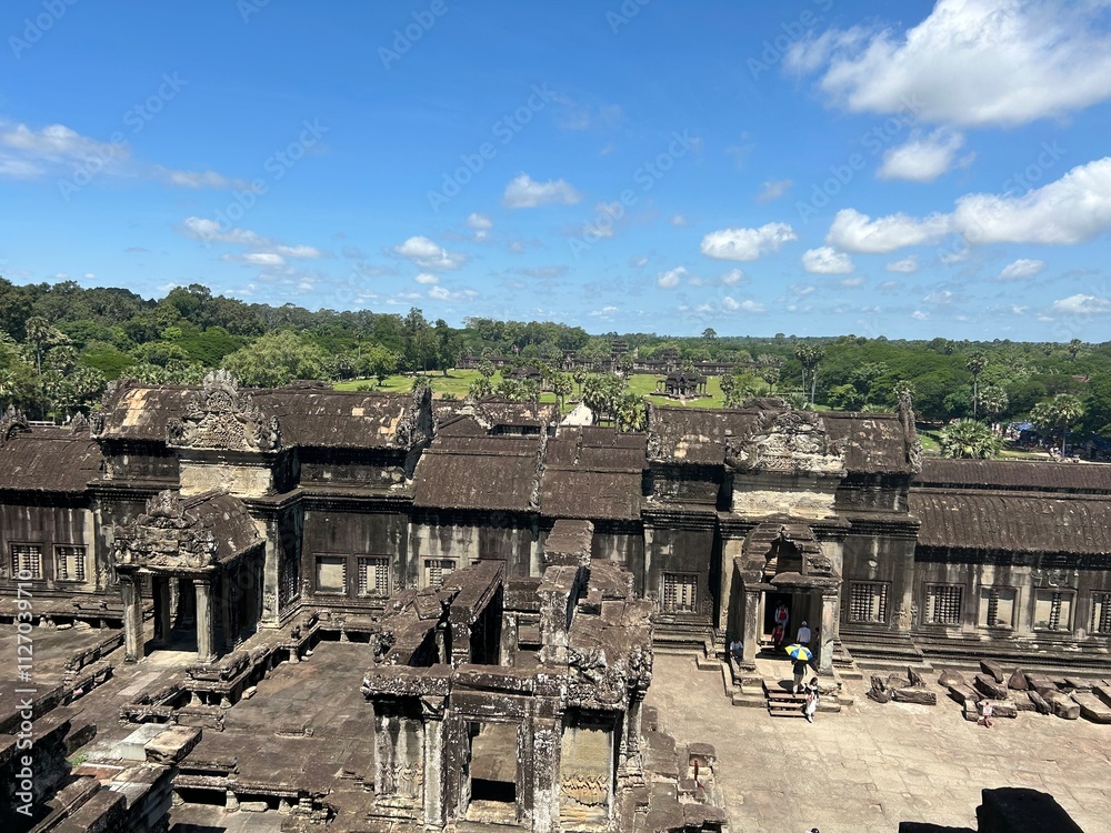 Fototapeta premium アンコールワット カンボジア シェムリアップ