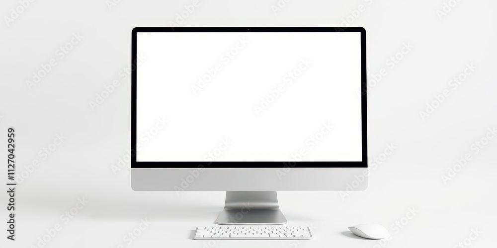 A clean and modern laptop computer desktop monitor screen device mockup template, screen, laptop A clean and modern laptop computer desktop monitor screen device mockup template, screen, laptop