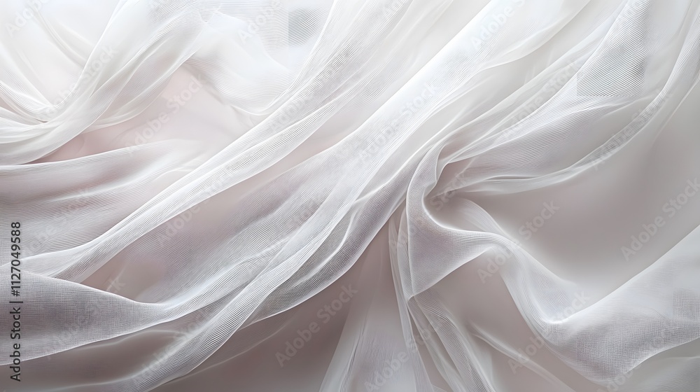 Fototapeta premium Minimalist overlapping translucent arcs in soft gradients, symbolizing seamless connectivity.