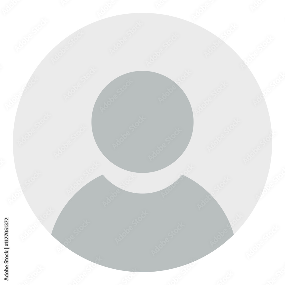 Vector flat illustration in grayscale. Avatar, user profile, person icon, gender neutral silhouette, profile picture. Suitable for social media profiles, icons, Vector flat illustration in grayscale. Avatar, user profile, person icon, gender neutral silhouette, profile picture. Suitable for social media profiles, icons,