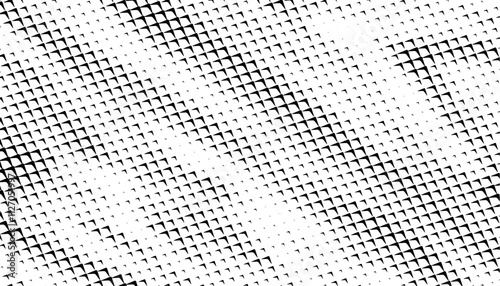 Dynamic pattern with halftone effect for sporty background. Black and white sharp arrows shape pattern. Vector Format Illustration 