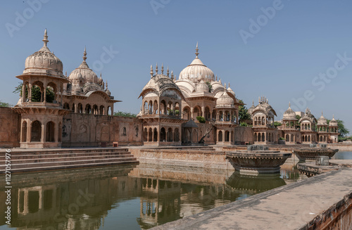 One of the most visited holy places in Mathura is Kusum Sarovar Lake. India. photo