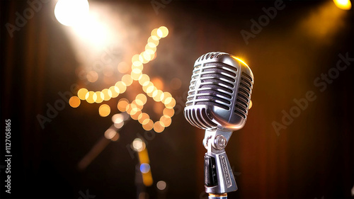 microphone on stage