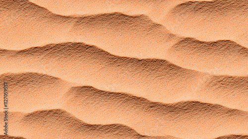 Dry red sand dune seamless texture