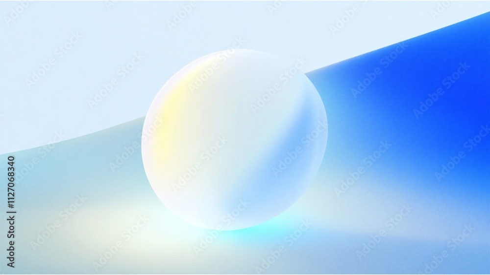 Elegant Gradient Arc in Minimalist Design Elegant Gradient Arc in Minimalist Design