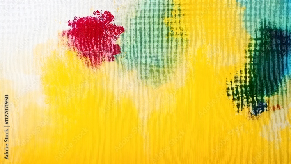 Obraz premium Yellow painted canvas