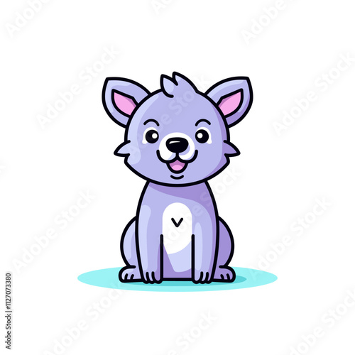 Hyena cartoon illustration