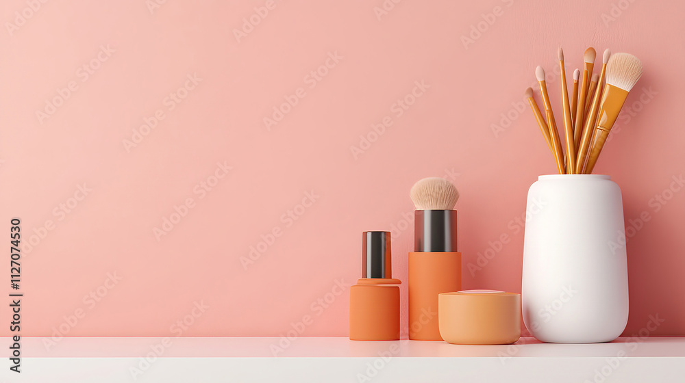 The perfect anti-aging routine with skincare therapies cosmetic treatments collagen rejuvenation and exercise to enhance you. Cosmetic products on a pastel background