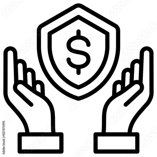 Insurance  Icon Element For Design