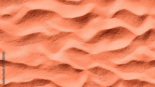 Dry red sand dune seamless texture photo