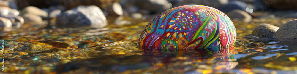 A magestic golden easter egg A magestic golden easter egg