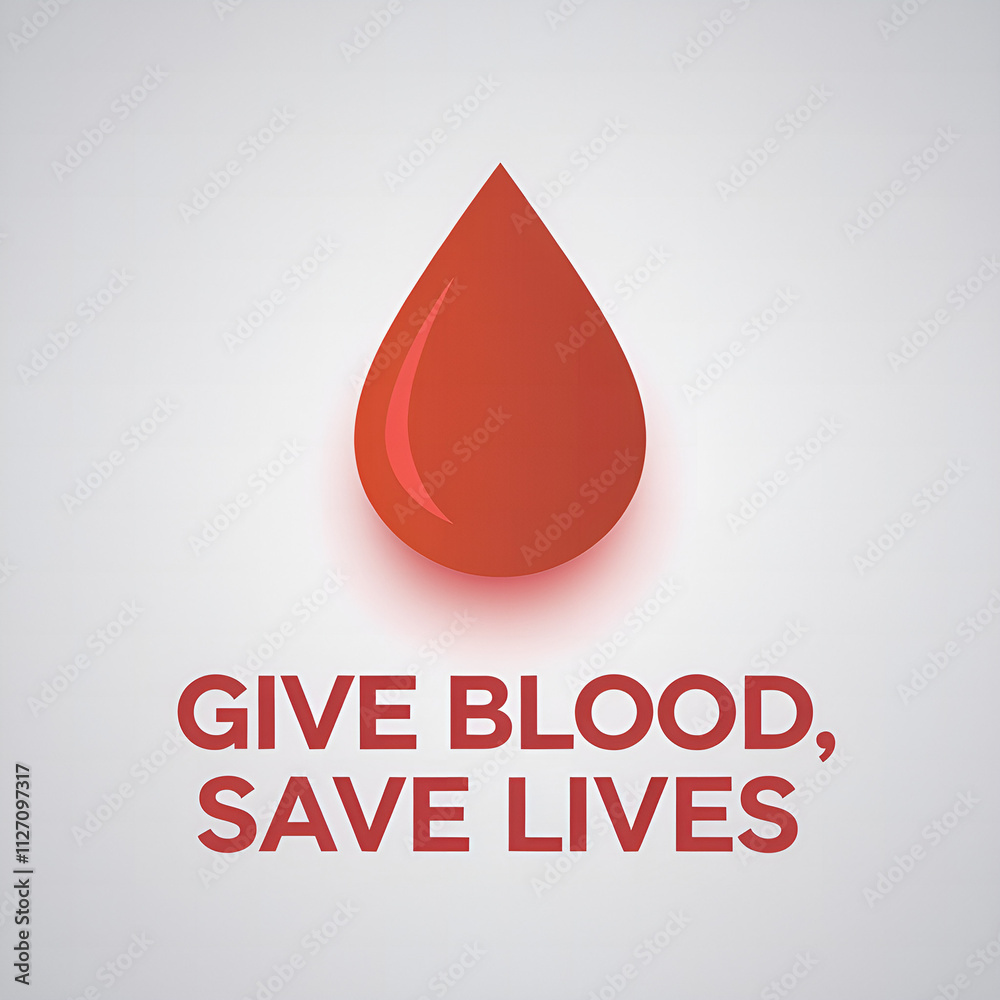 Fototapeta premium give blood, save lives