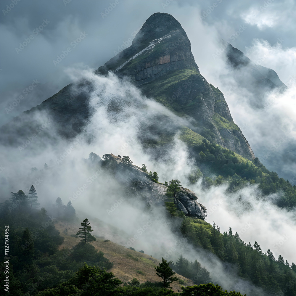Fototapeta premium fog mountain