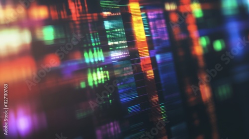 Advanced genetic testing equipment in modern laboratory. Precision tools for DNA analysis and medical research  symbolizing scientific progress and personalized healthcare solutions.