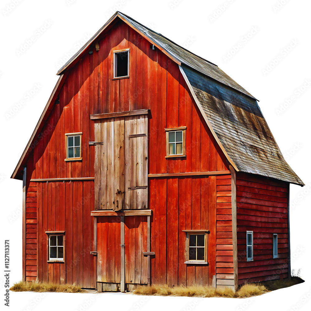 red barn in winter red barn in winter