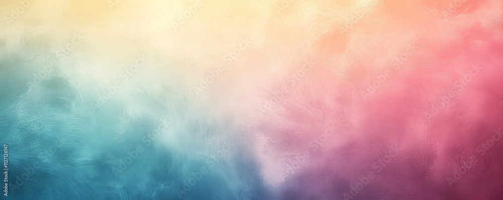 Fototapeta premium Soft Pastel Gradient Background with Grainy Texture, Generative AI