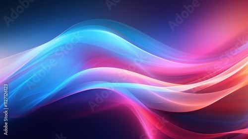 Wallpaper Mural Abstract Colorful Waves Flowing Dynamically Torontodigital.ca