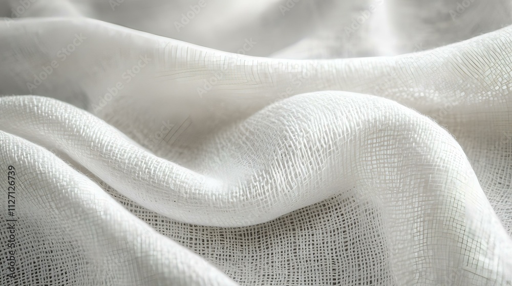 Elegant White Fabric Texture: Soft, Smooth, and Luxurious Drape Elegant White Fabric Texture: Soft, Smooth, and Luxurious Drape