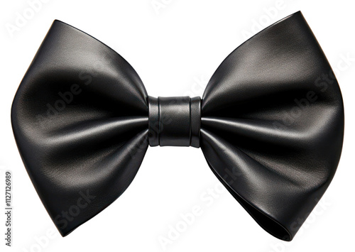 PNG Black bow transparent background celebration. photo