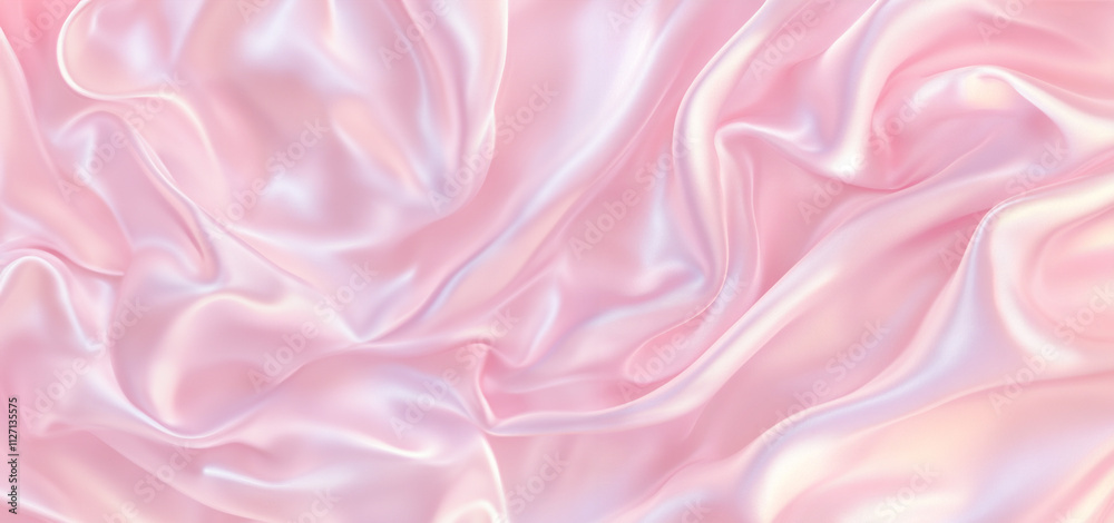 Obraz premium Pink silk or satin fabric background 