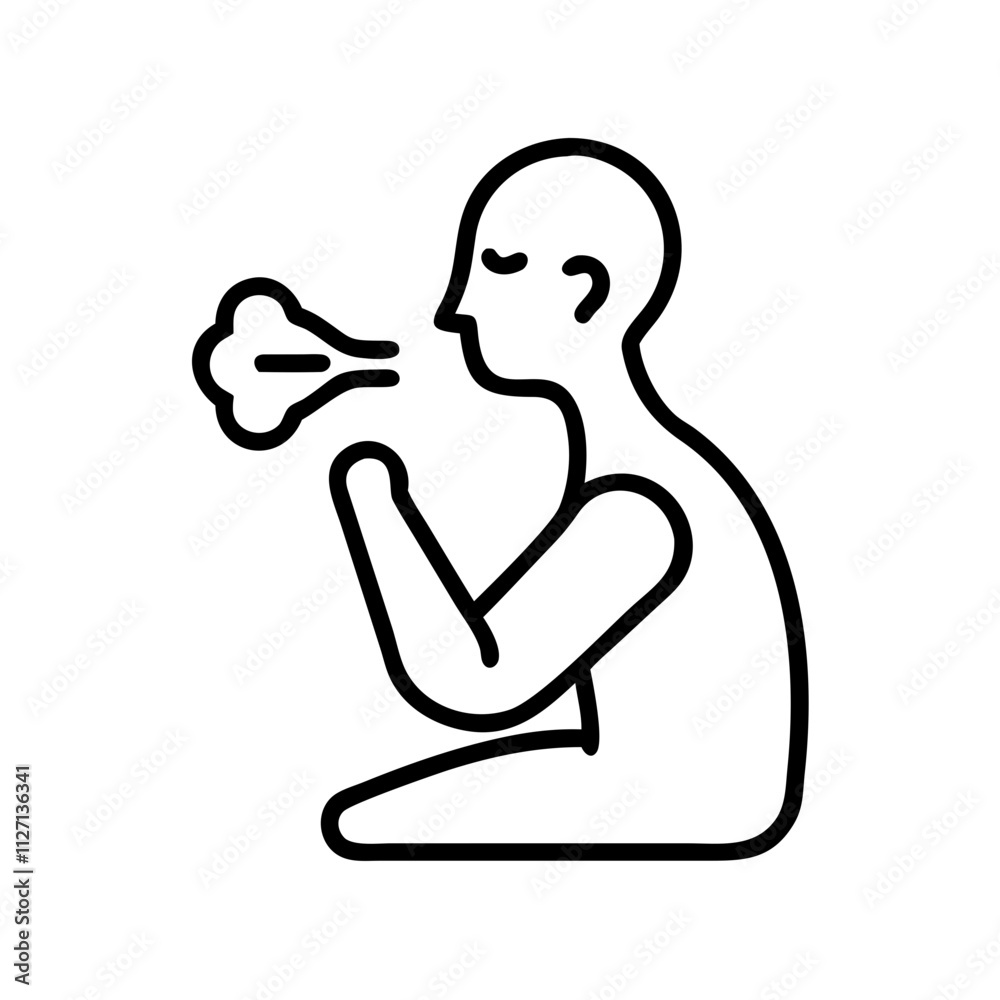 breathing exercise icon, singles awareness line art, self-love icon - simple black line art icon of breathing exercise, for singles awareness day celebrations. self-love vector icon. breathing exercise icon, singles awareness line art, self-love icon - simple black line art icon of breathing exercise, for singles awareness day celebrations. self-love vector icon.