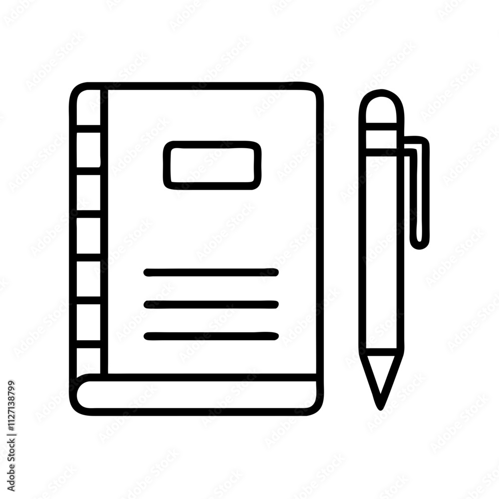 journal and pen icon, singles awareness line art, self-love icon - simple black line art icon of journal and pen, for singles awareness day celebrations. self-love vector icon. journal and pen icon, singles awareness line art, self-love icon - simple black line art icon of journal and pen, for singles awareness day celebrations. self-love vector icon.