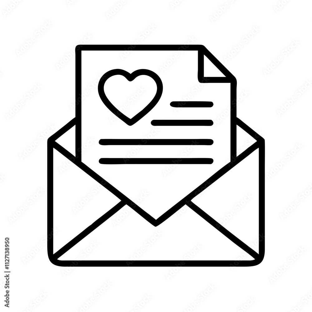 love letter to self icon, singles awareness line art, self-love icon - simple black line art icon of love letter to self, for singles awareness day celebrations. self-love vector icon. love letter to self icon, singles awareness line art, self-love icon - simple black line art icon of love letter to self, for singles awareness day celebrations. self-love vector icon.