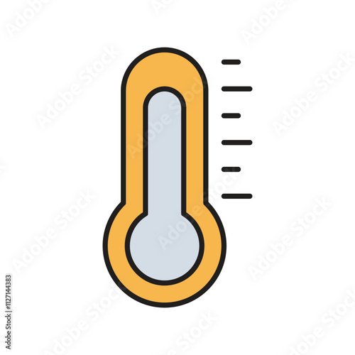 max degree color line icon with white background vector stock illustration