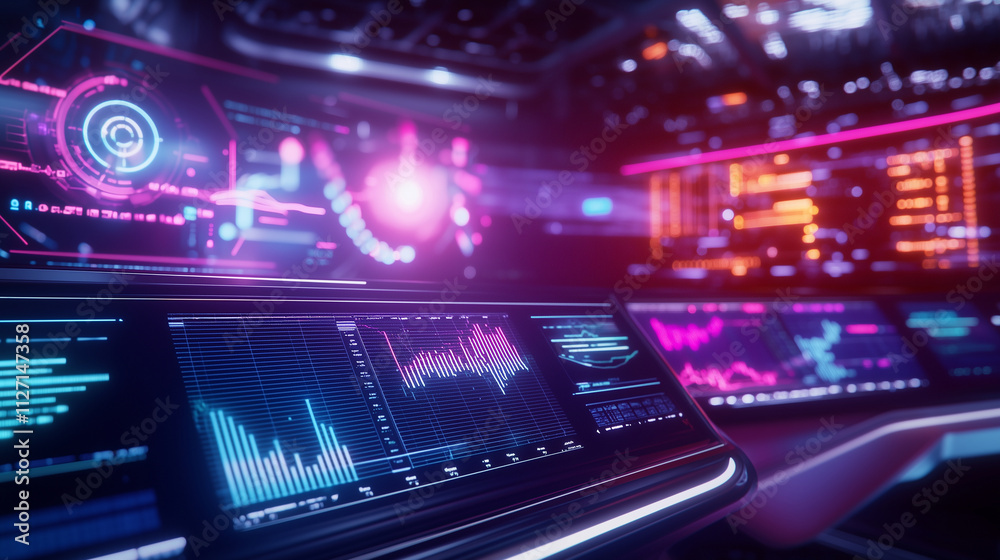 Futuristic Technology Driven Business with AI Systems and Data Streams Futuristic Technology Driven Business with AI Systems and Data Streams