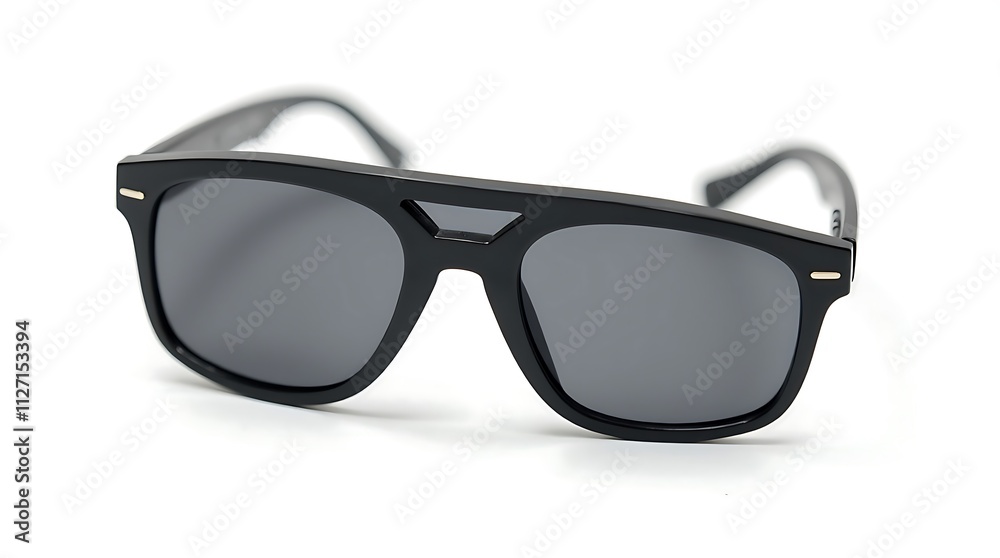 Stylish Black Sunglasses with Grey Lenses: Modern Accessory for Men and Women Stylish Black Sunglasses with Grey Lenses: Modern Accessory for Men and Women