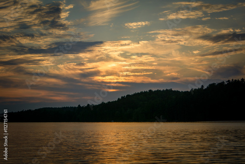 Lake Lauzon at dusk