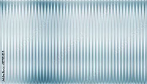 Vector ribbed glass texture background. Green white grey ribbed glass. Natural color. Mesh gradient. acrylic ribbed bath surface. Reeded glass background semitransparent overlay. Bath wall window