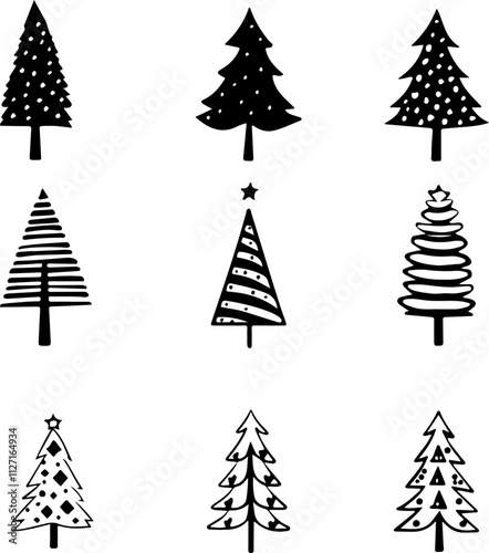 Christmas Tree Icon illustration work